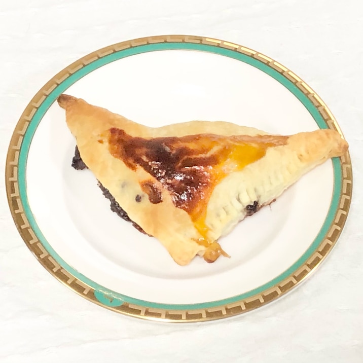 簡単 クッキー入り三角チョコパイ レシピ 作り方 By くろみつきなこもち 楽天レシピ